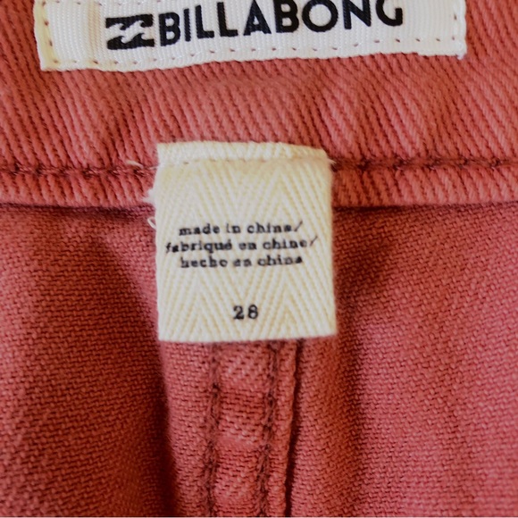 BILLABONG womens dusty rose denim jean skirt, size M, see measurements - Picture 8 of 10